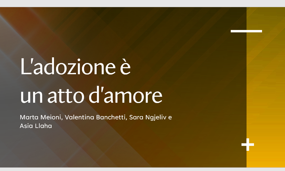 L’adozione è un atto d’amore