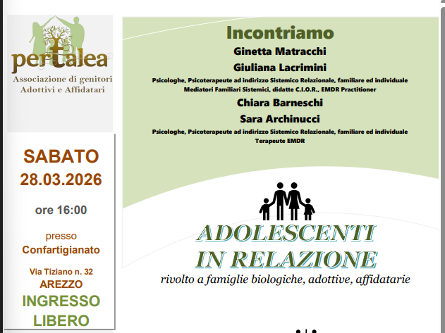 Adolescenti in relazione – 28 marzo
