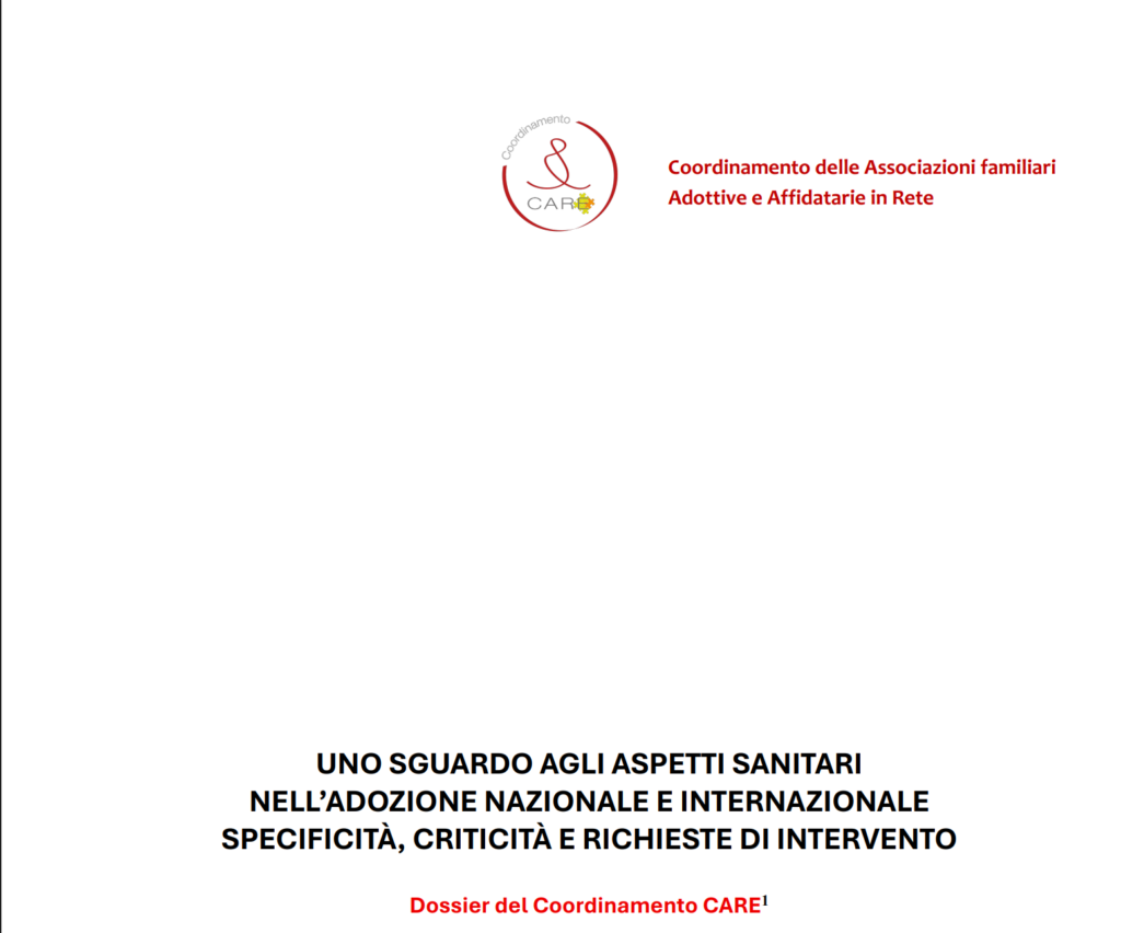Aspetti sanitari nell’adozione, Dossier CARE